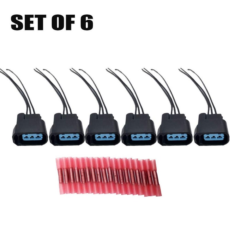 IBVIBV 6PCS Ignition Coil Pack Connector Plug Compatible with Accord Odyssey Pilot Ridgeline NEW - Image 2